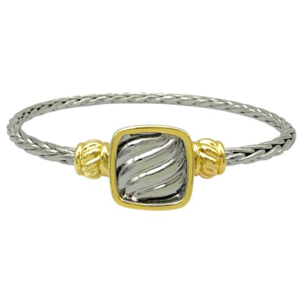 Cable Bangle Bracelet