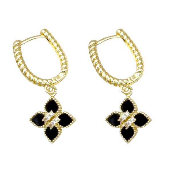FLOWER PENDANT EARRING