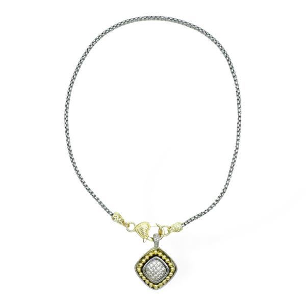Diamond Pave Pendant Necklace