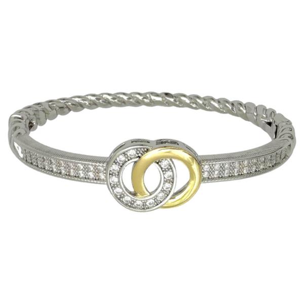 CZ Pave Bangle Bracelet