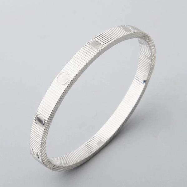 PUSH BUTTON LOCK BANGLE BRACELET (12 UNITS)