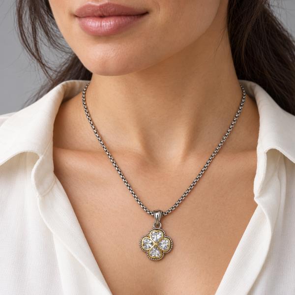 FLOWER PENDANT NECKLACE