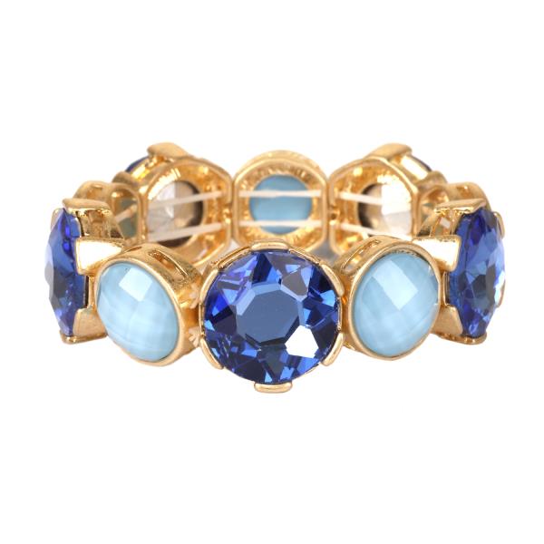 EPOXY STONE ELASTIC BRACELET