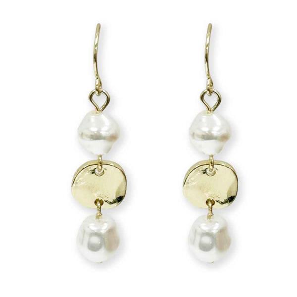 PEARL CLUSTER DROP EARRING