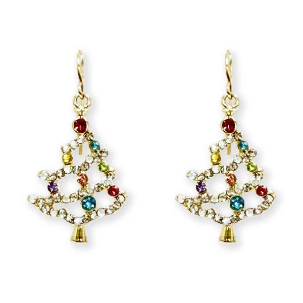 Christmas Tree Hook Earring