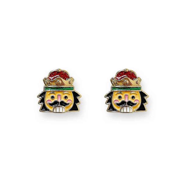 Christmas Nutcracker Post Earring