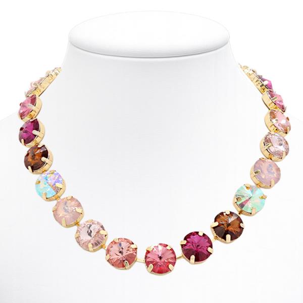 Multi Color Stone Necklace