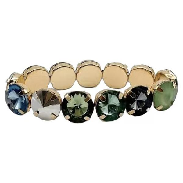 ERNITIE SILVER MULTI STRETCH BRACELET