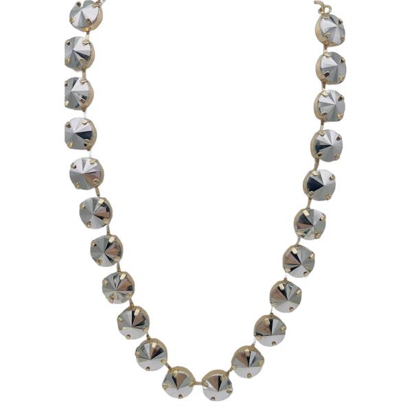 Metallic Silver Necklace