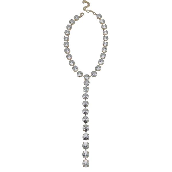 Y Metallic Necklace