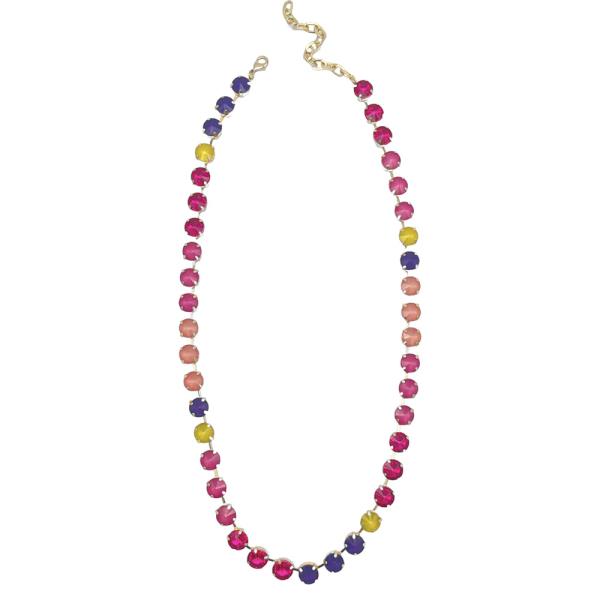 Pink Neon Multi Color Necklace