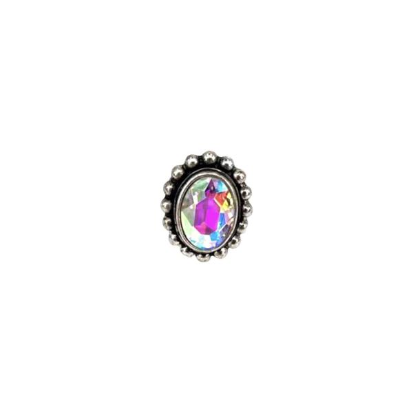 WESTERN CRYSTAL OVAL CUFF RING