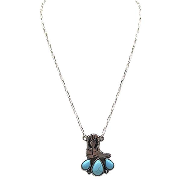 WESTERN BOOTS TQ NECKLACE