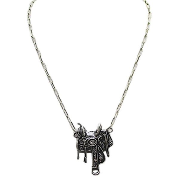 WESTERN SADDLE NECKLACE