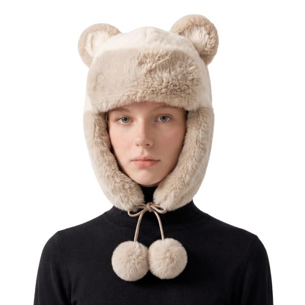 CC Faux Fur Trapper Hat