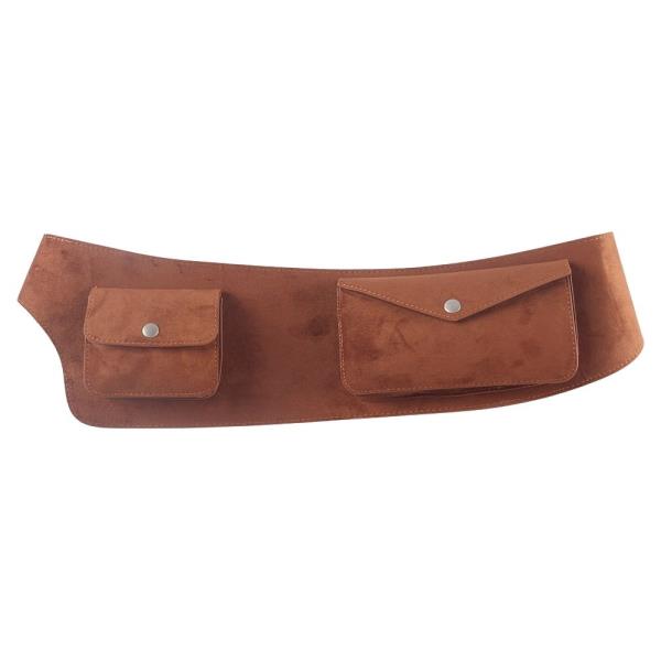 DOUBLE FLAP POCKET BUCKLE BELT