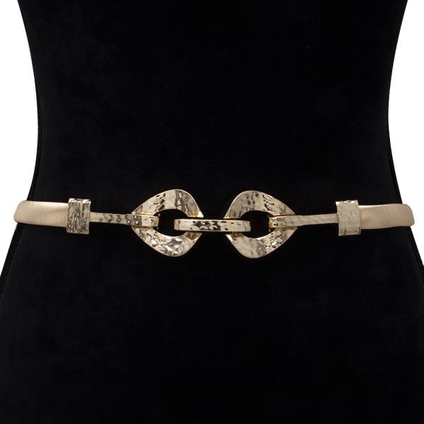 HAMMERED DESIGN METAL ELASTIC BELT