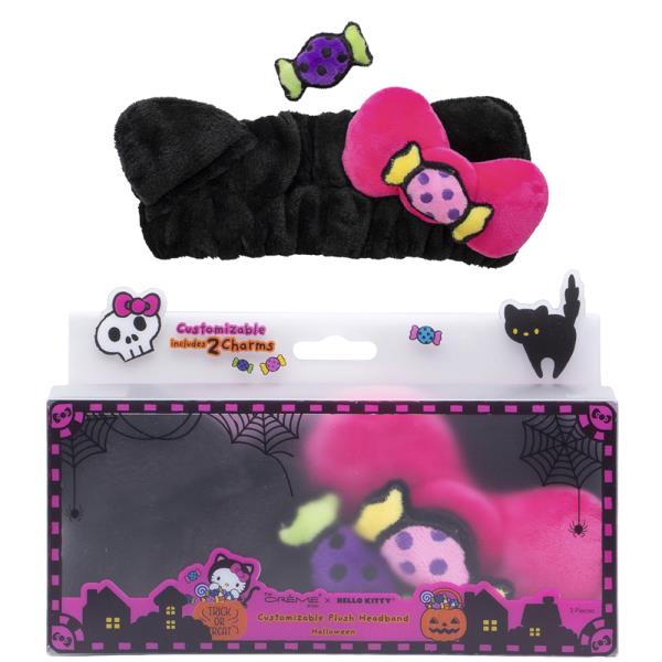 THE CREME SHOP X HELLO KITTY HALLOWEEN CUSTOMIZABLE 2 CHARMS PLUSH HEADBAND