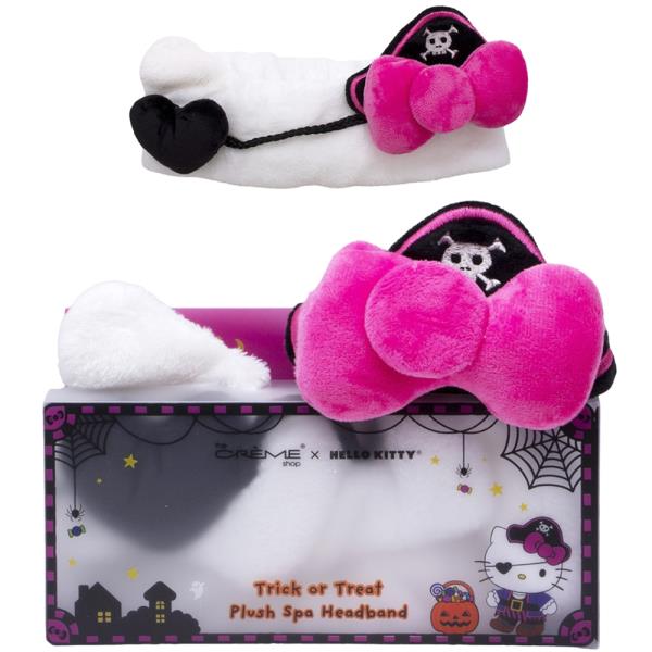 THE CREME SHOP X HELLO KITTY TRICK OR TREAT PLUSH SPA HEADBAND
