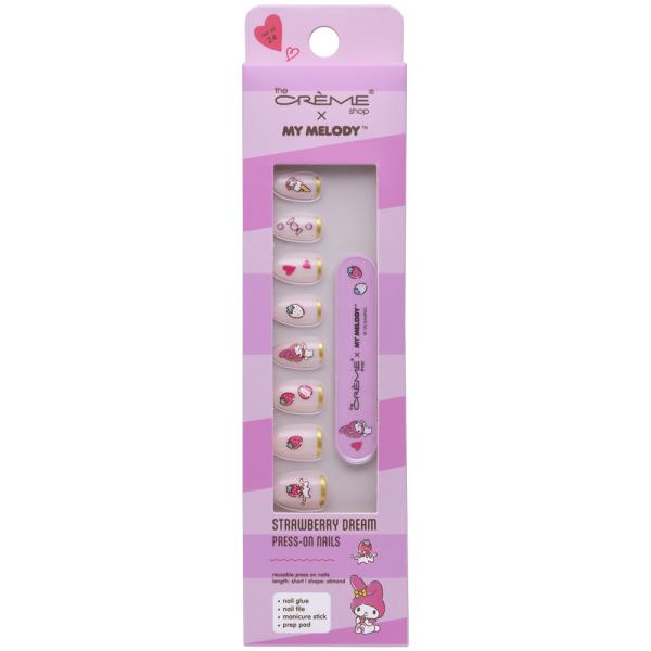THE CREME SHOP X My Melody Press Nails Set of 24