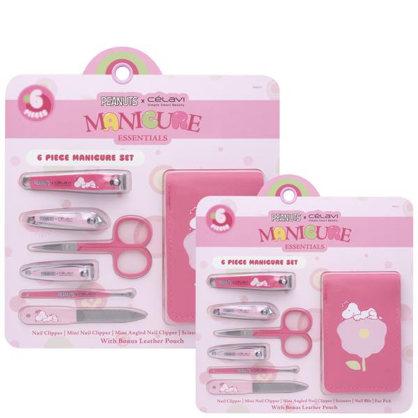 CELAVI X PEANUTS 6PC MANICURE ESSENTIALS SET (2 UNITS)