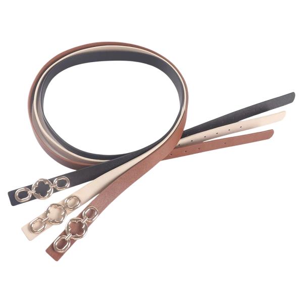Plus Size Metal Clover Link Buckle Belt