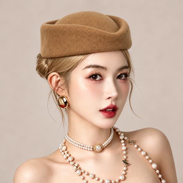Upturned Brim Sailor Hat