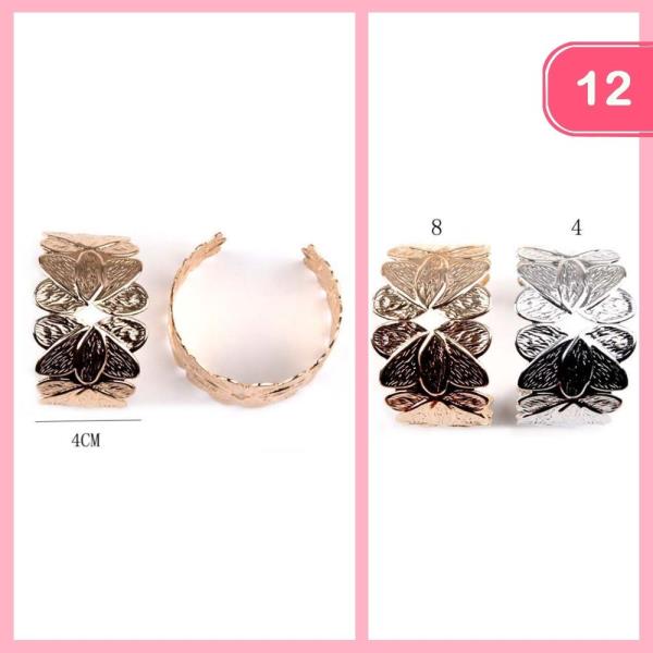 Textured Cuff Bracelet (12 Units)