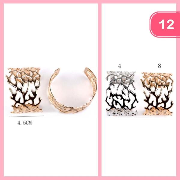 Textured Cuff Bracelet (12 Units)