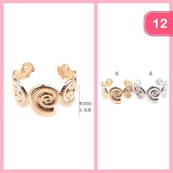 Shell Cuff Bracelet (12 Units)