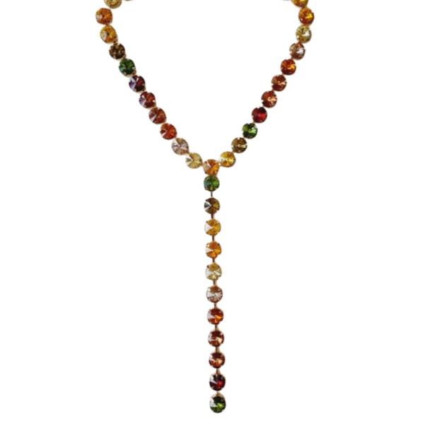 Stone Y Necklace