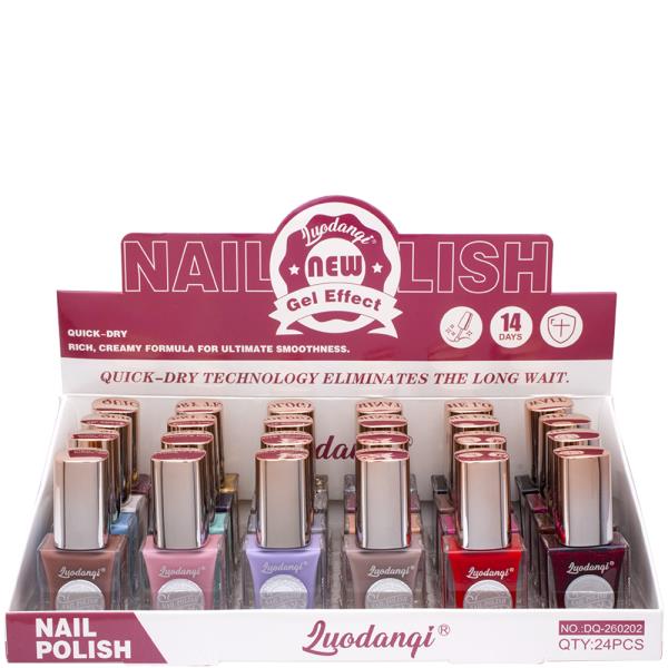 Luodanqi Gel Effect Nail Polish (24 Units)