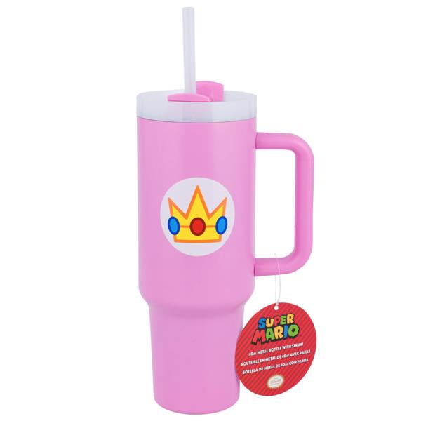 Super Mario Peach Stainless Steel Cup Tumbler
