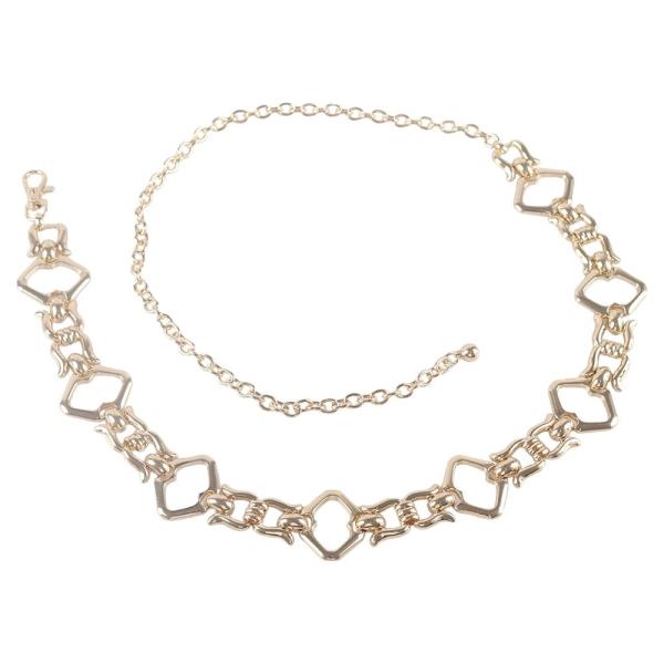 METAL DIAMOND LINK CHAIN BELT