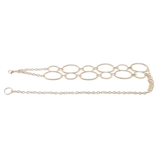 METAL DOUBLE ROW OVAL LINK CHAIN BELT