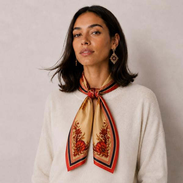 TURKEY SQUARE SCARF