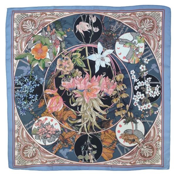 GAREN PRINT SQUARE SCARF