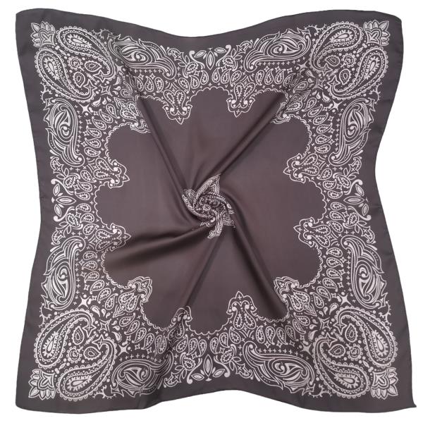 BANDANA PRINT SQUARE SCARF