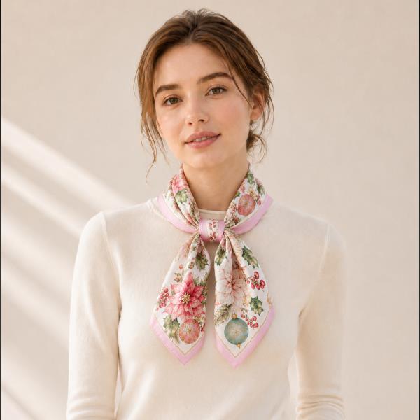 HOLIDAY SQUARE SCARF