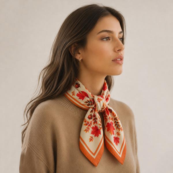 FALL SQUARE SCARF