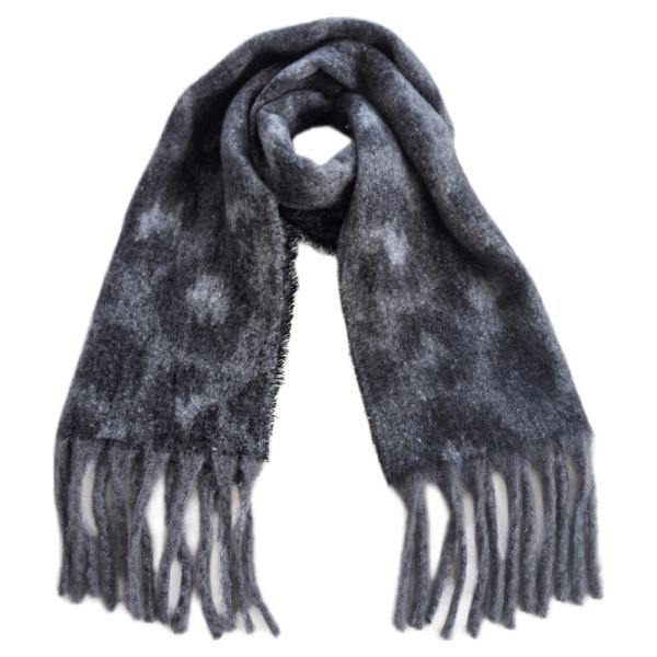 ABSTRACT PATTERN FRINGE SCARF