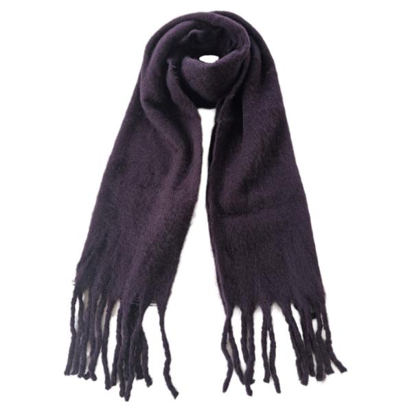 SOLID FRINGE SCARF