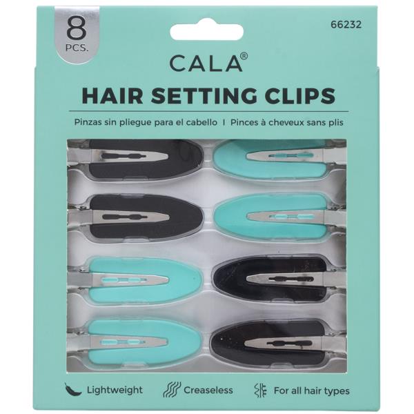 CALA 8PC HAIR SETTING CLIPS