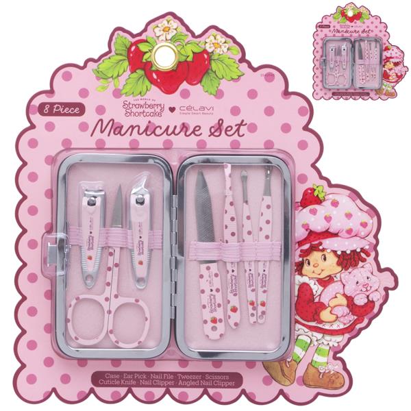 CELAVI X STRAWBERRY SHORTCAKE MANICURE SET W CASE (2 UNITS)
