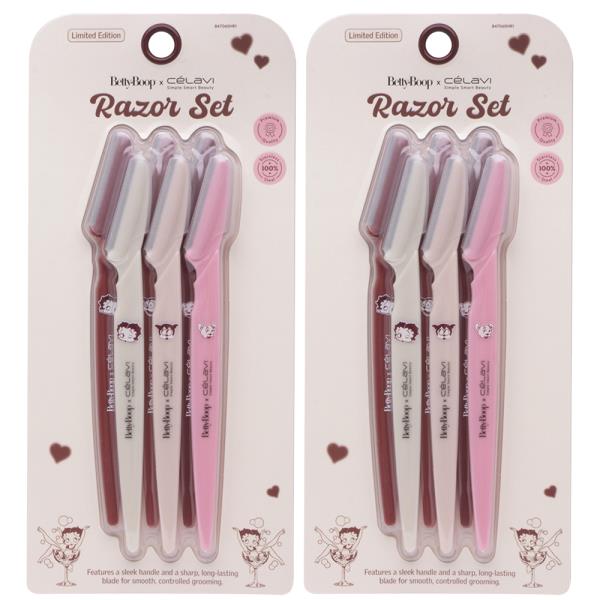 CELAVI X BETTYBOOP 6PC RAZOR SET (2 UNITS)