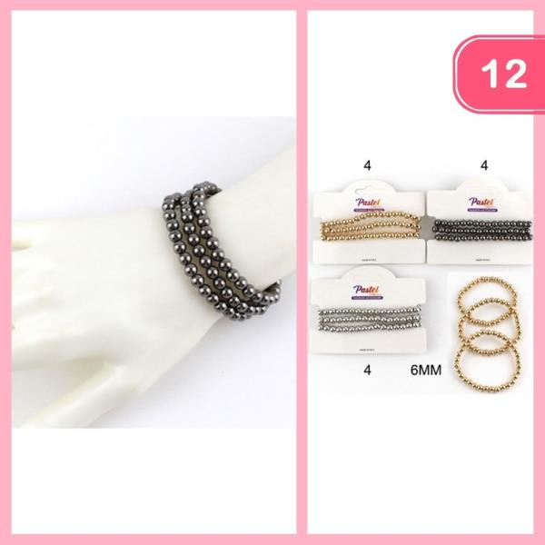 Beaded Stackable Bracelet (12 Units)