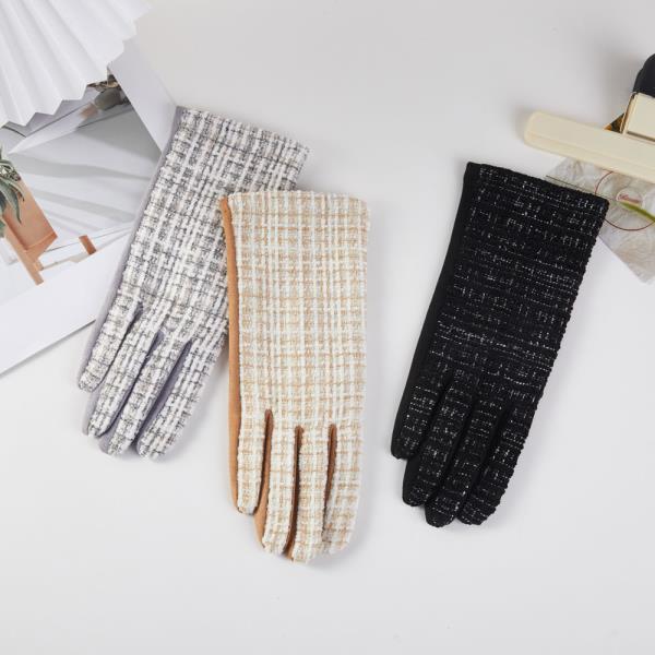 LUREX TWEED GLOVES