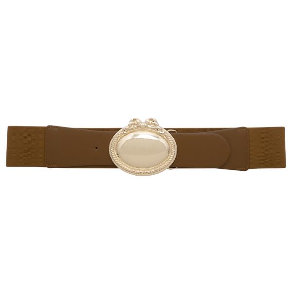 OVAL METAL DESIGN ELASTIC BELT PLUS