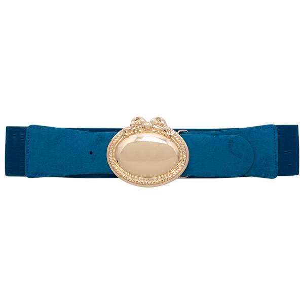 OVAL METAL DESIGN ELASTIC BELT
