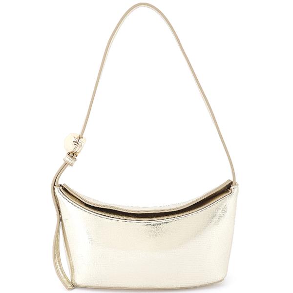 METALLIC LEATHER SHOULDER BAG